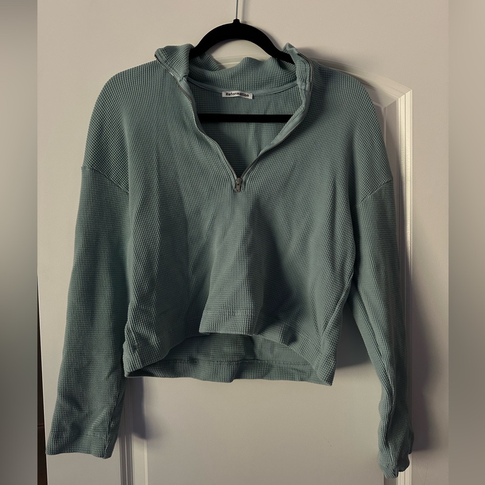 Reformation Quarter Zip